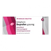 Leidapharm ibuprofen 400 mg voorkant