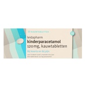 Leidapharm kinder paracetamol voorkant