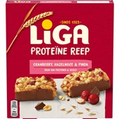 Liga proteinereep cranberry voorkant