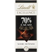 Lindt Excellence Noir Lindt EXCELLENCE 70% pure chocoladereep voorkant