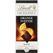 Lindt Lindt EXCELLENCE Orange Intense pure chocoladereep voorkant