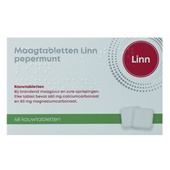 Linn maagtabletten pepermunt voorkant