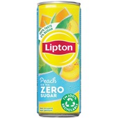 Lipton frisdrank ice tea peach zero voorkant
