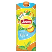 Lipton ice tea peach zero voorkant
