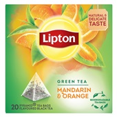 Lipton thee green mandarin orange
 voorkant