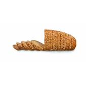 Lokale Bakker sparwalder donker bruin meergranen half