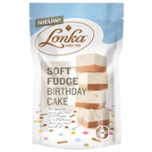 Lonka fudge Birthday cakesmaak voorkant