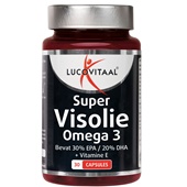 Lucovitaal vitaminepillen super visolie omega voorkant