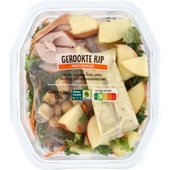 maaltijdsalade gegrilde kip met appel voorkant