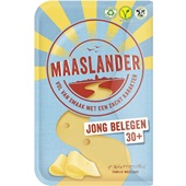 Maaslander Jong belegen 30+ kaas in plakken voorkant
