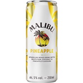 Malibu rum en pineapple voorkant