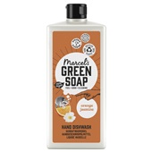Marcel's Green Soap afwasmiddel
 sinaasappel jasmijn voorkant