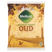 Melkan geraspte kaas gouda oud voorkant