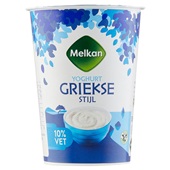 Melkan griekse yoghurt 10% voorkant