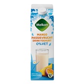 Melkan topvit drinkyoghurt mango passievrucht voorkant