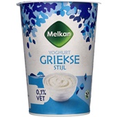 Melkan yoghurt Griekse 0% voorkant