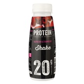 Melkunie protein shake strawberry - raspberry voorkant