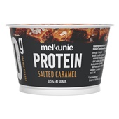 Melkunie proteïne kwark salted caramel voorkant