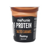 Melkunie proteïne pudding caramel zeezout voorkant