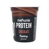 Melkunie proteïne pudding chocolade voorkant
