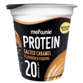 Melkunie pudding protein caramel voorkant