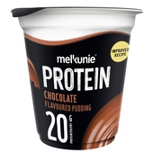 Melkunie pudding protein chocolade voorkant