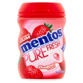 Mentos gum strawberry mini voorkant