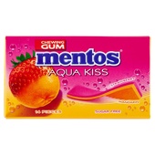 Mentos kauwgom aardbei mandarijn achterkant