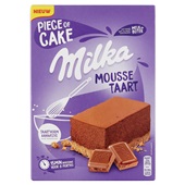 Milka bakmix voor mousse taart voorkant