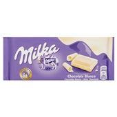 Milka Chocolade Tablet Wit voorkant