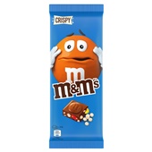 M&M'S chocoladereep crispy voorkant