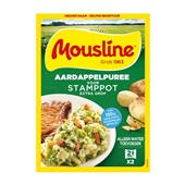 Mousline aardappelpuree voor stamppot voorkant