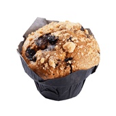 muffin met bosbessen bosbes voorkant