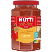 Mutti pastasaus parmigiano reggiano achterkant