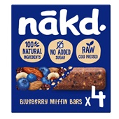 NAKD blueberry muffin fruitreep met noten voorkant