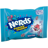 Nerds gummy clusters berry 45 gram voorkant