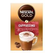 Nescafé instant koffie  Cappuccino Unsweetend  voorkant