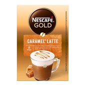 Nescafé Instant Koffie  latte caramel  voorkant