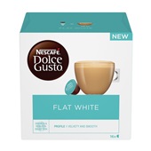 Nescafé koffiecapsules flat white voorkant