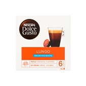 Nescafé Koffiecups Lungo Decaffeinato voorkant
