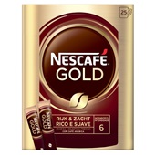 Nescafé Oploskoffie Goud Sticks voorkant