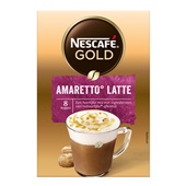 Nescafé Oploskoffie Latte Amaretto voorkant
