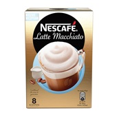 Nescafé Oploskoffie Latte Macchiato voorkant