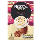 Nescafé oploskoffie praline latte voorkant