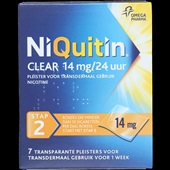 Niquitin pleisters 14 mg  voorkant