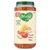 Olvarit babyvoeding tomaat witvis pasta voorkant