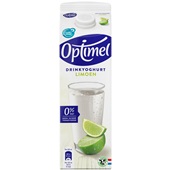 Optimel Drinkyoghurt limoen 0% vet voorkant