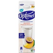 Optimel Drinkyoghurt mango passievrucht 0% vet voorkant