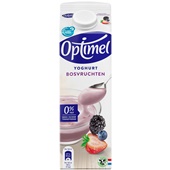 Optimel Magere yoghurt bosvruchten 0% vet voorkant