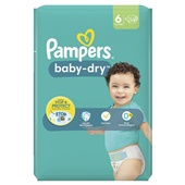 Pampers baby-dry maat 6 voorkant